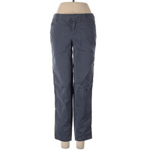 Caslon FLAT FRONT 4P Pants Ebony Gray Ankle chino pant new CASUAL CAREER POCKETS